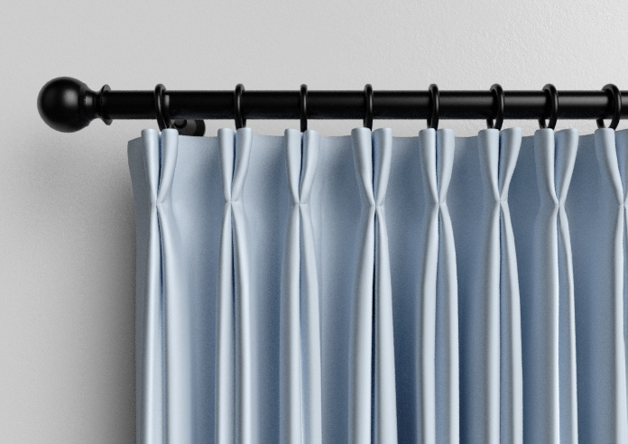 Menton, Cloud Blue - Made to Measure Curtains - Image 10